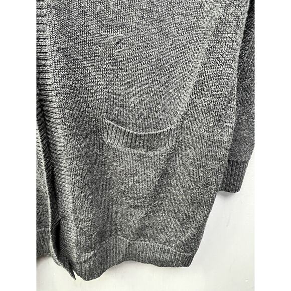 Territory Ahead Cardigan Womens Large Gray wool Longline Sweater Pockets Buttons - Picture 5 of 6